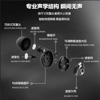 Bouchons d'oreille anti-bruit haute fidélité, réglables pour le confort, pour la natation et les musiciens, accessoire pour casque audio