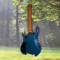 Electric Bass Chameleon 7-String Headless Maple Neck Mahogany Body Rosewood Fretboard Passive Closed