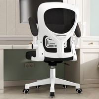 Soutien lombaire bureau bureau accoudoirs réglables ordinateur chaise pivotante étudiants étude chaise en maille avec chaise de bureau ergonomique