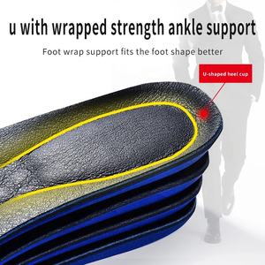 Semelles intérieures en <span class=keywords><strong>cuir</strong></span> pour le soutien de la voûte plantaire <span class=keywords><strong>Semelle</strong></span> <span class=keywords><strong>orthopédique</strong></span> pour la fasciite plantaire Coussinets pour chaussures en <span class=keywords><strong>cuir</strong></span> de vachette absorbant les chocs - Product Image 6