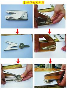 Thiết Kế Riêng Của Bạn Embosser <span class=keywords><strong>Stamp</strong></span> Tùy Chỉnh Embosser Con Dấu Cho Cá Nhân Con Dấu Đám Cưới - Product Image 5