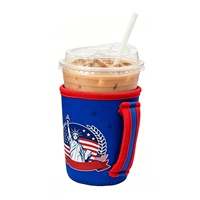 Kaffee-Neopren-Becherhülle Koozy Geese Kaffeebecherhalter Becherüberzug Individueller Koozy mit Eigenem Logo Stubby Cooler Becher-Koozy mit Griff