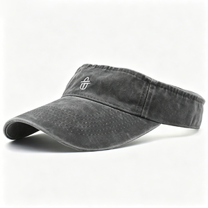 Viseras Deportivas al por Mayor con Logotipo Personalizado, Visera Curva con Bordado de Flores, Estilo Dobby, Unisex, Ajustables para Adultos - Product Image 1
