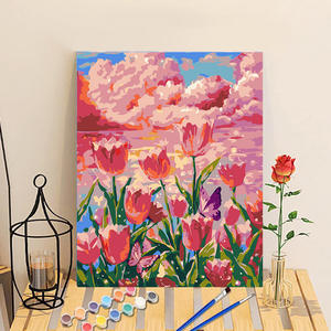 Fait à la main bricolage mur photos maison salon décor 30*40 encadré paysage <span class=keywords><strong>peinture</strong></span> par numéros Kits - Product Image 6