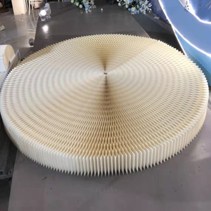 Colonne romaine pliable en papier, socle rond pour présentation de desserts de mariage, décoration de pilier en papier pour la décoration de la scène de mariage - Product Image 5