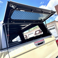 Capot de benne rigide en aluminium pour pick-up Chevrolet Colorado BYD Shark Nissan NP300 avec fenêtre coulissante 5.5ft 6.5ft