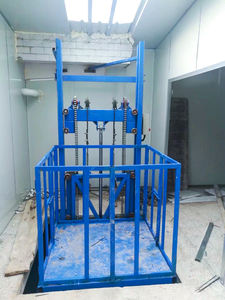 Équipement élévateur vertical à palettes Entrepôt élévateur de matériaux Plate-forme élévatrice hydraulique à rail de guidage - Product Image 3