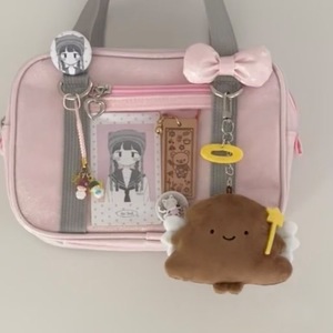 Funny Angel Poop Plush Keychain Cute Cloud Toy Keyring with Wings Halo Star Wand Pendant Kawaii <b>Student</b> Bag Charm <b>Gift</b> - Product Image 3