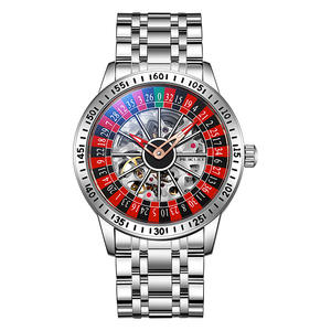 <span class=keywords><strong>Orologio</strong></span> Meccanico <span class=keywords><strong>Elegante</strong></span> Stile Gioco d'Azzardo, Regalo di Anniversario di Tendenza, Luminoso e Resistente all'Acqua per <span class=keywords><strong>Uomo</strong></span> - Product Image 5