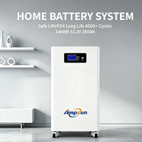 Systèmes de stockage d'énergie industriels et commerciaux CAN personnalisables, 8000 cycles, 14 kWh, 51,2 V, lithium fer phosphate longue durée de vie