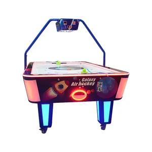Mesa de billar de monedas, mesa de hockey de aire barata, máquina de arcade jumbo de 8 pies, máquina de hockey de aire operada con monedas
