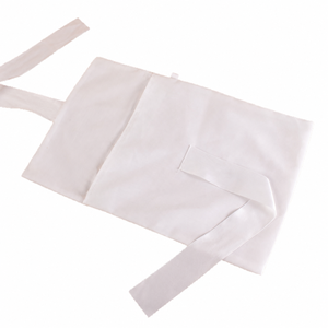 Bolsa de tela de algodón para zapatos, ropa, ropa interior, a prueba de polvo, con correa, tipo sobre, con lazo, con tapa abatible - Product Image 4