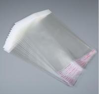 Grand sac d'étanchéité biodégradable imprimé personnalisé en cellophane transparent BOpp sac en plastique auto-adhésif Opp