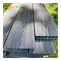Cubierta para exteriores europea, plástico reciclado WPC, textura de madera 3D, técnica cepillada tradicional, suelo impermeable para exteriores