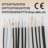 FONGKO 196 Gyta53 12 monomode 6 Gytc8S 4 8 24 Guangdong 2 Core Fibre Adss Câble à fibre optique