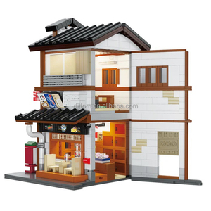 Cada c66019w yakitori Izakaya tự lắp ráp gạch đồ chơi phong cách Nhật bản đường phố xem loạt khối xây dựng có đèn - Product Image 3