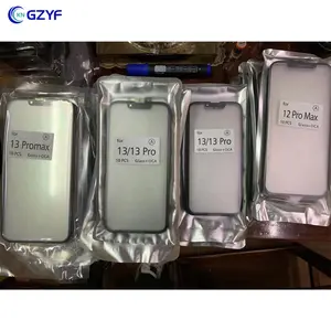Mobile Phone screen front glass for iPhone 13 Pro max glass OCA Celular cristal OCA mobile phone spare parts reliable supplier