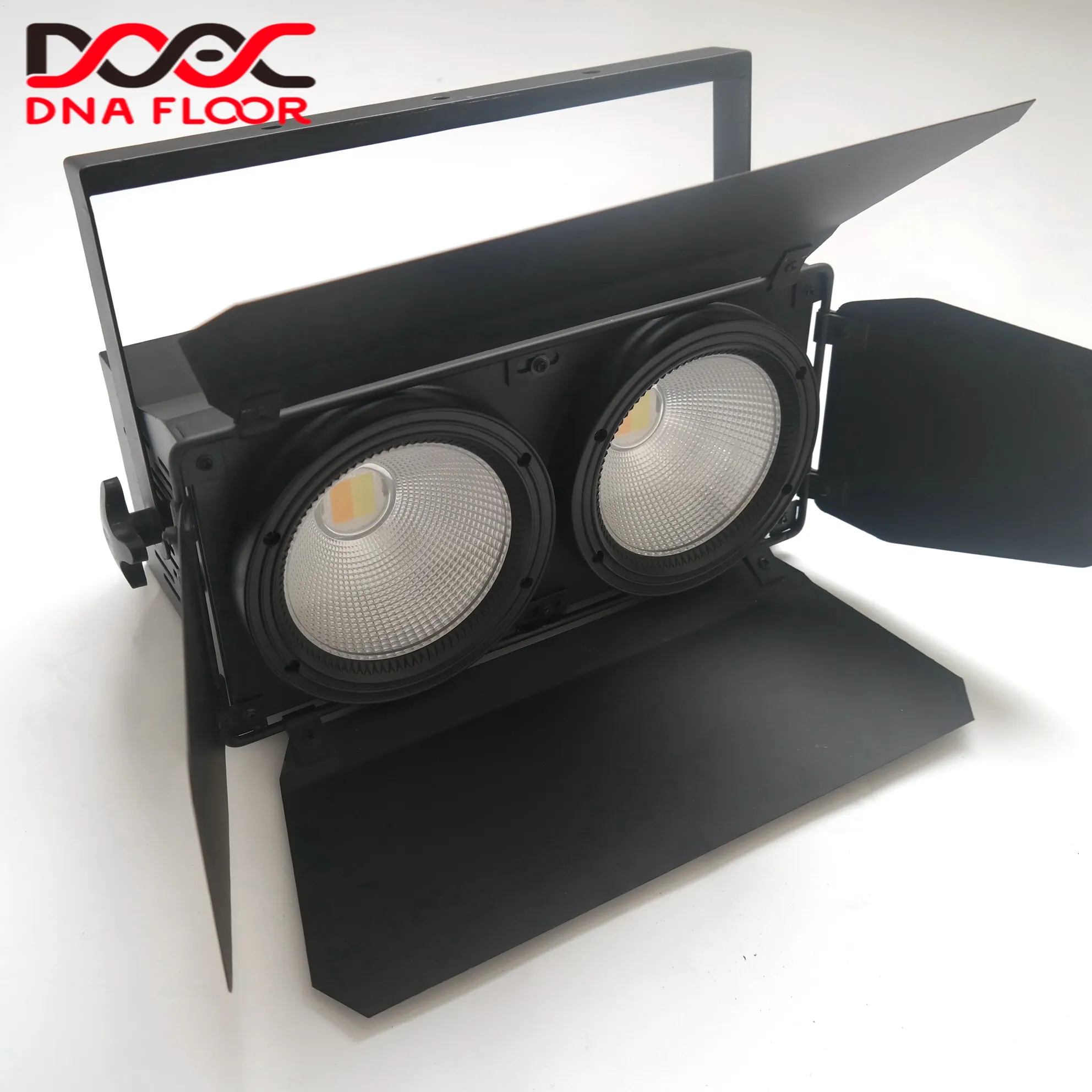 2x100w Two Eyes LED COB blinder light stage lighting effect cold warm white light DJ disco party equipment