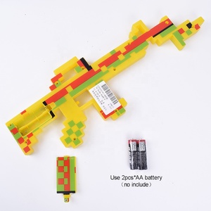Clignotant Pixel <span class=keywords><strong>Blaster</strong></span> Pistolet LED Allument Jouet Pixel Mosaïque pistolet - Product Image 6