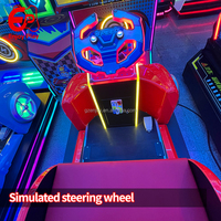 Machine de jeu de course pour enfants, écran HD 42 pouces, plateforme vibrante pour deux joueurs, certifiée CE, prix de gros pour les salles d'arcade