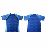 Maillot de football style Haïti 2026 personnalisé, respirant, séchage rapide, évacuation de l'humidité, qualité supérieure, pour supporters - Vente en gros usine