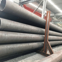 Pipa Baja Karbon Seamless ASTM A106 Grade B, Pipa MS Canai Panas untuk Aplikasi Minyak, Gas, dan Struktural