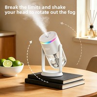 Diffuseur de parfum pour voiture Starlight Top, monté sur le siège, avec fonction d'humidification par pulvérisation oscillante et éclairage d'ambiance