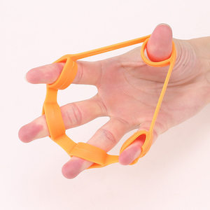 Bande élastique d'entraînement des doigts en silicone pour la force de préhension, la remise en forme et l'exercice des mains - Product Image 2