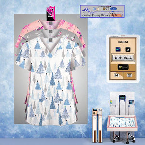 Nouvel ensemble de pantalons et blouses imprimés unis pour infirmières et médecins, idéal pour les hôpitaux et cliniques – Meilleures ventes de Vesbhusha Exporter - Product Image 3