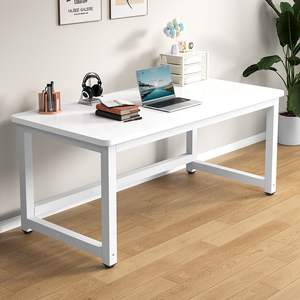 Escritorio de Computadora Simple Rectangular, Mesa de Trabajo para Oficina en Casa, Mesa de Estudio, Escritorio para Dormitorio, Muebles 8810 - Product Image 2