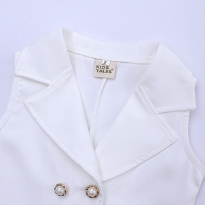 Ropa de Bebé Recién Nacido al por Mayor, Camisa Blanca para Niña, Pantalones para Niños, Traje de Moda - Product Image 2