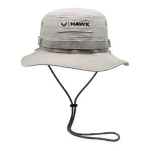 Chapeau imperméable Boonie ventilé de haute qualité chapeau de seau en caoutchouc Patch de soudage par ultrasons personnalisé avec ficelle amovible