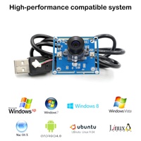 Module de caméra AHD Full HD 1080P WDR IMX323 personnalisé, capteur CMOS 2MP, mini USB UVC, mise au point fixe, OEM H.264, 38x38mm