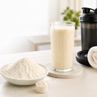 Poudre d'isolat de protéines de lactosérum hydrolysées de haute qualité, matière première en vrac pour la production de compléments nutritionnels