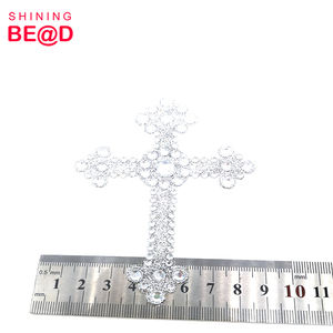 All'ingrosso Fashion Charm Cross Design autoadesivo Glitter acrilico strass <span class=keywords><strong>adesivi</strong></span> <span class=keywords><strong>per</strong></span> Baby Shower decorazione festa <span class=keywords><strong>di</strong></span> <span class=keywords><strong>compleanno</strong></span> - Product Image 6