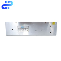 Alimentation à découpage LED intérieure haute efficacité 12V 600W 50A SMPS pour bandes LED CCTV, sortie unique 110V/220V, usage industriel