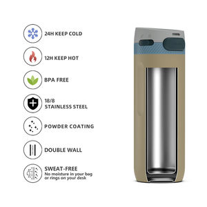 Botella de agua personalizada con aislamiento de doble pared para ciclismo con logotipo personalizado - Product Image 4