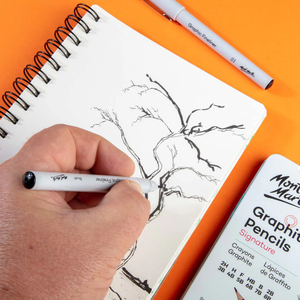 <span class=keywords><strong>Diario</strong></span> de Arte Visual Mont Marte A5, Cuaderno de Dibujo para Artistas de 120 Páginas - Product Image 3