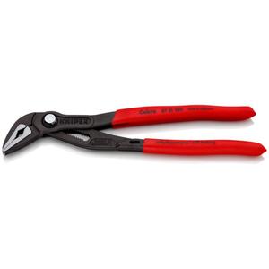 Alicates para tubos Knipex de 250 mm, acero aleado, mandíbula dentada, grado industrial, mango rojo, multifuncionales - Product Image 1