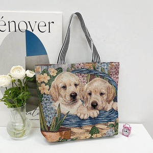 Bolso de Hombro Pequeño de Moda Vintage con Bordado de Animales (Gatos y Perros) al por Mayor de Fábrica - Product Image 3