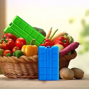 Professional Wholesale Customized Reusable Durable PE Ice Cubes for Beverage <b>Cooling</b> Outdoor Picnic Square Ice Brick - Product Image 5