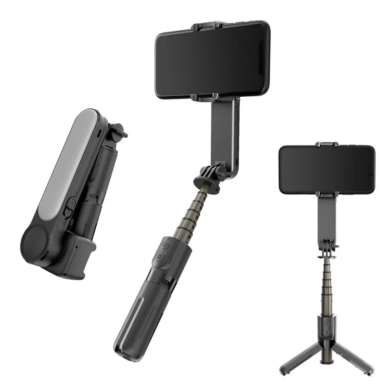 L09 Aluminum Alloy Wireless Flexible Remote Camera Monopod Vlog Stabilizer Smartphone Smart Foldable Tripod Selfie Stick