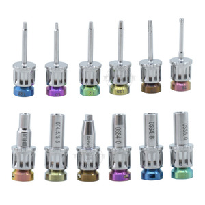 Kit de Herramientas para Restauración de Implantes Dentales, Pilar de Restauración con Tapa Esférica, Pilar de Restauración con Puerto, Instrumentos Quirúrgicos - Product Image 3