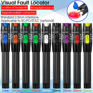Equipo de <span class=keywords><strong>Fibra</strong></span> Óptica COMPTYCO, Probador de <span class=keywords><strong>Fibra</strong></span> Óptica con Láser Rojo de 10/30 km, Localizador Visual de Fallas con Luz Roja de 1-50 mW - Product Image 2