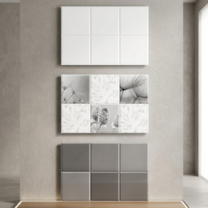 Azulejos de pared digitales Última impresión 3D Diseño decorativo de 300x450mm para paredes interiores y exteriores de baño Acabado brillante - Product Image 4
