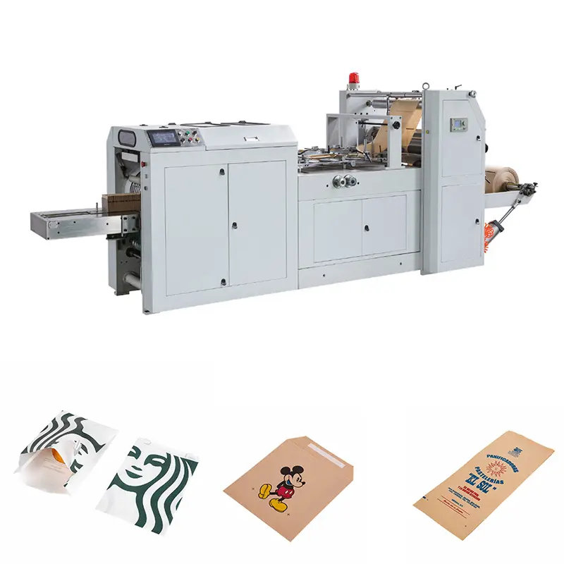 Fully Automatic LSD- 400 V bottom Paper Bag Making Machine High Speed Machine Making Paper Bag