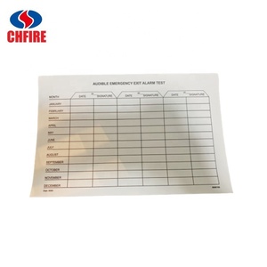 Etichetta di Sicurezza per Registrazione Estintore in PVC, Vendita Calda - Product Image 3