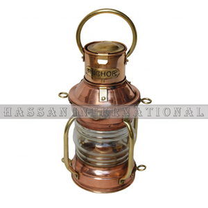 Home <b>Decoration</b> <b>Nautical</b> <b>Decorative</b> Table Anchor Lamp Copper Lamp - Product Image 4