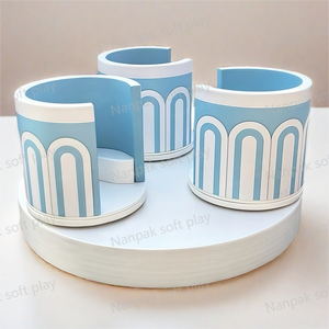 Divertenti attrezzature per parco giochi per bambini al coperto/all'aperto girano bianco blu viola Soft <span class=keywords><strong>Play</strong></span> giry Go Round con il noleggio di feste elettriche per eventi - Product Image 3