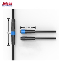 Industrial IP67 M12 Conector Macho Hembra Circular Enchufe Multiplicar Pin Cable M12 Conector a prueba de agua